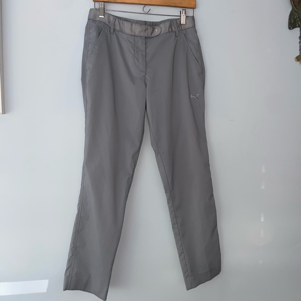 Puma Golf Womens Solid Tech Golf Pant Gray 567054